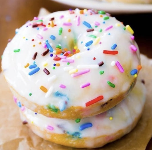 Birthday Cake Protein Donuts Half-dozen