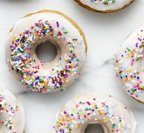 Vanilla Cake Protein Donuts Half-dozen